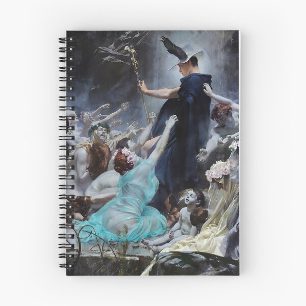 Item preview, The Souls At The Acheron  Adolf Hirémy-Hirschl  designed and sold by TeeARTHY.