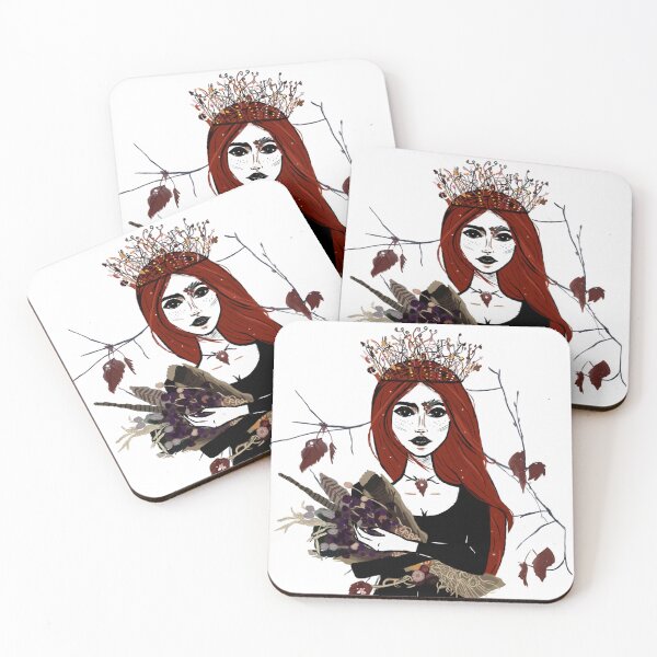 Item preview, Autumn Goddess, Autumn Girl, Samhain designed and sold by witchlingart.