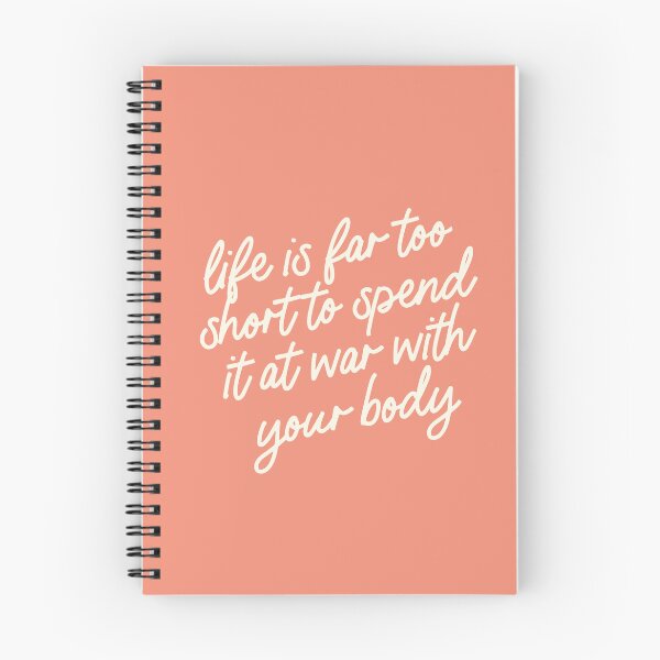 Item preview, Life Is Too Short Body Positivity Quote designed and sold by bykirstco.