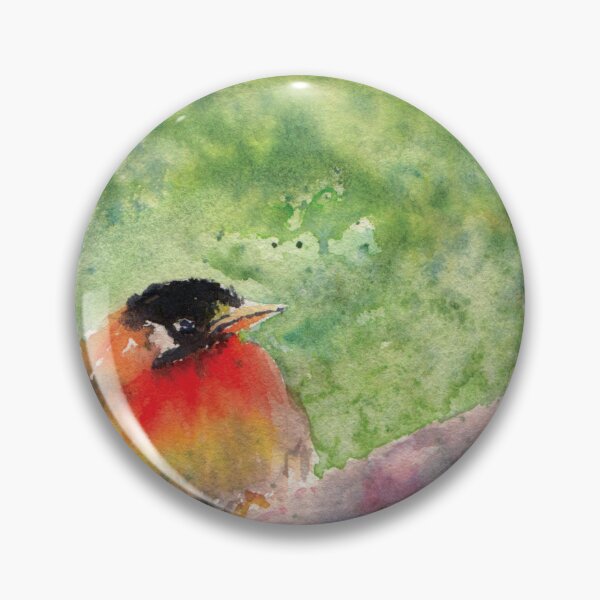 Item preview, Silver-eared Mesia bird print watercolor designed and sold by Nadeasart.