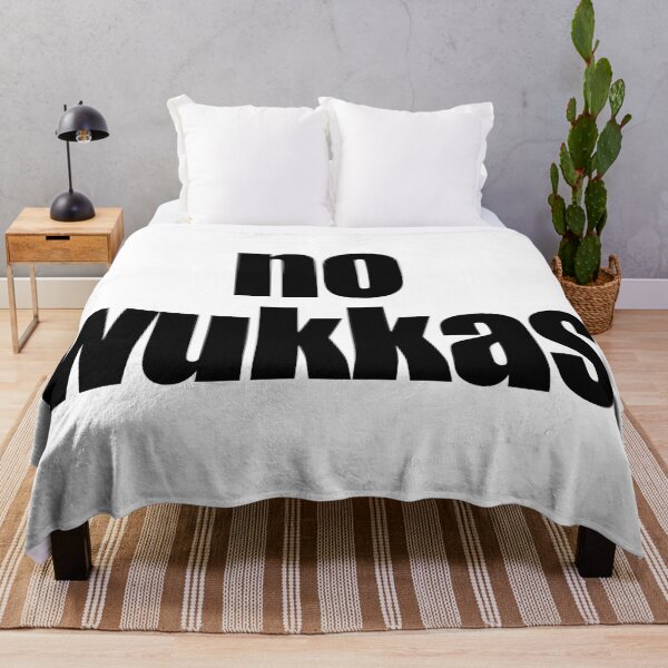 Item preview, No Wukkas - Australian Slang (Black text) designed and sold by dodgerock.