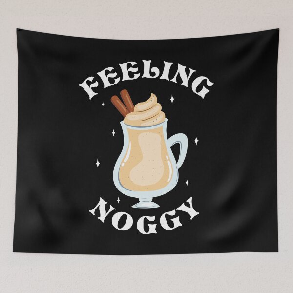 Item preview, Feeling Noggy Funny Eggnog Lover Christmas themed Design designed and sold by mrhighsky.