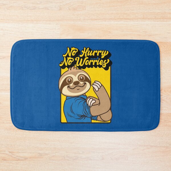 Item preview, No Hurry No Worries Sloth designed and sold by plushism.