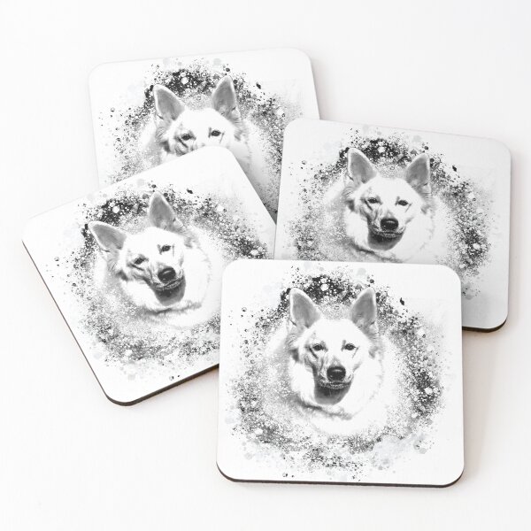 Item preview, white shepherd,dog,graffiti,painting,dog,shepherd designed and sold by theherbst131313.