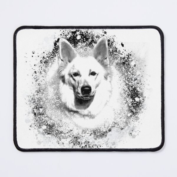 Item preview, white shepherd,dog,graffiti,painting,dog,shepherd designed and sold by theherbst131313.