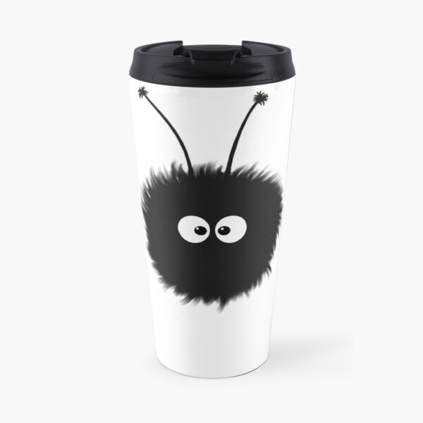 White Cute Dazzled Bug Travel Mug