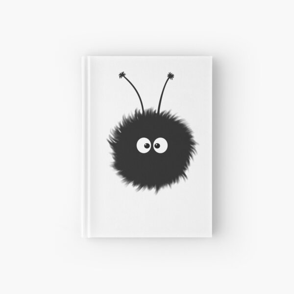 White Cute Dazzled Bug Hardcover Journal