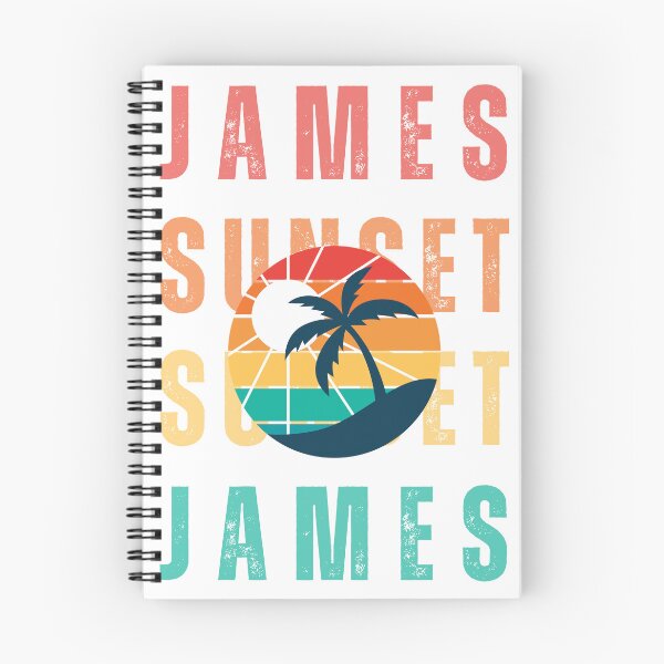 Item preview, JAMES NAME SHIRT: JAMES SUNSET DESIGN T-SHIRT. designed and sold by AlexRelax.