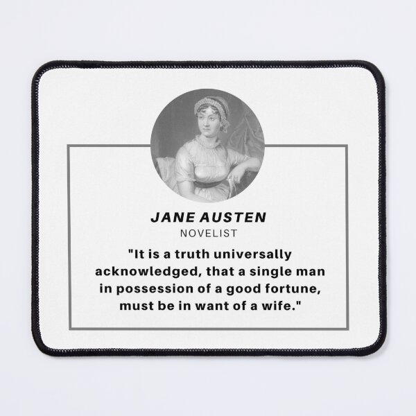 Item preview, Jane Austen Quote designed and sold by The-Quote-House.