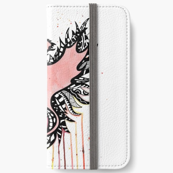 Watercolor Phoenix iPhone Wallet