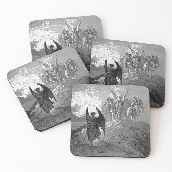 Item preview,  Paradise Lost Satan is cast out the hill of Heaven and is cast in Hell's canyons - Gustave Dore designed and sold by Vintage Designs +.