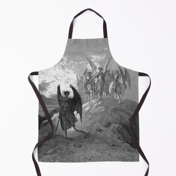 Item preview, Paradise Lost Satan is cast out the hill of Heaven and is cast in Hell's canyons - Gustave Dore designed and sold by Vintage Designs +.