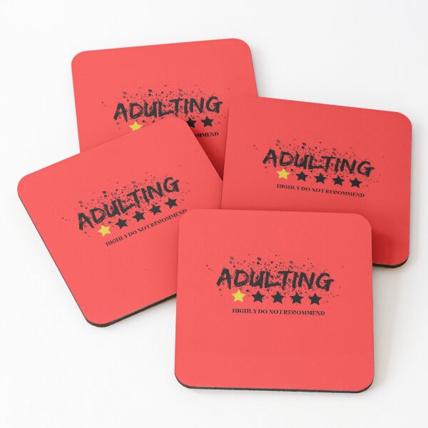 Item preview, Adulting: Highly Do Not Recommend  designed and sold by Denefie.