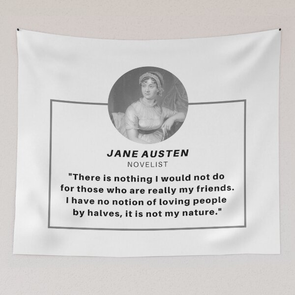 Aperçu de l'œuvre Citation de Jane Austen créée et vendue par The-Quote-House.