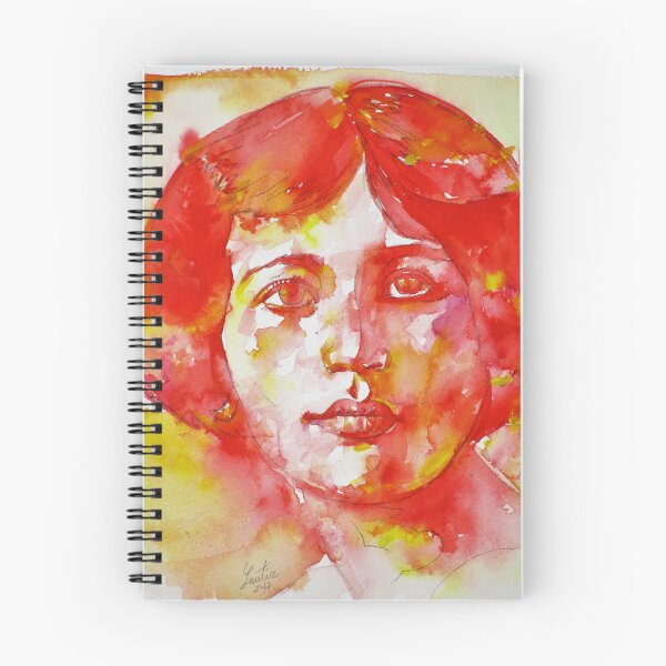 Item preview, SIMONE WEIL - watercolor portrait.4 designed and sold by lautir.