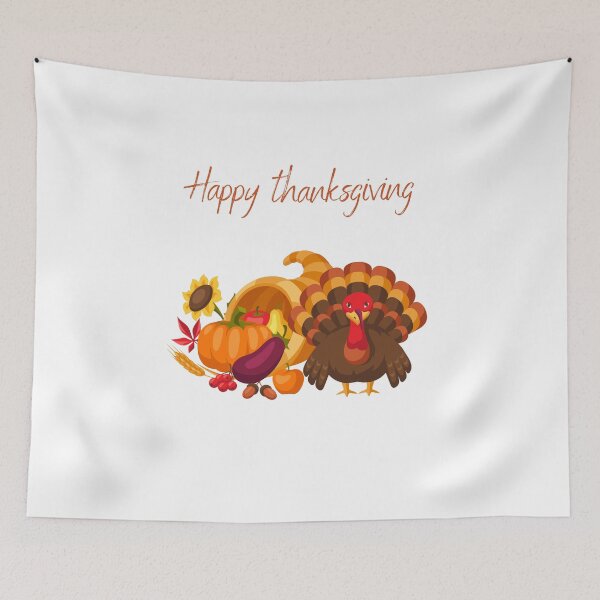 Item preview, Happy Thanksgiving- turkey-pumpkin  greeting card designed and sold by ZoesAttic.