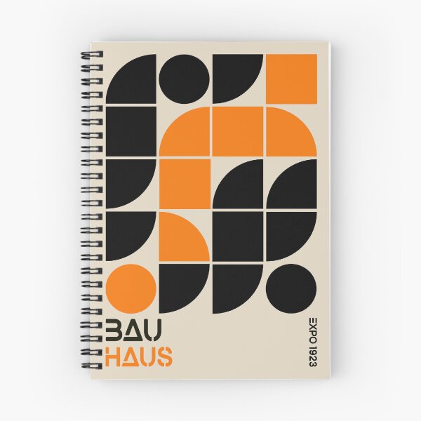 Item preview, Minimal Black And Orange Bauhaus  designed and sold by NicolJay.