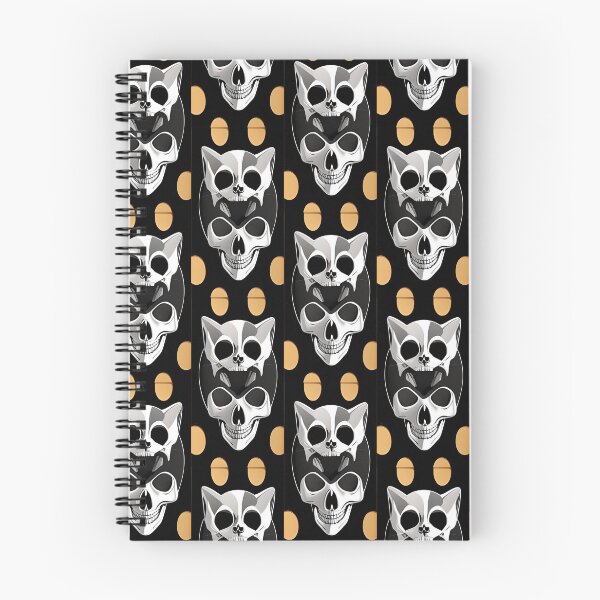 Item preview, Cat and Human Skull designed and sold by hasanclgn.