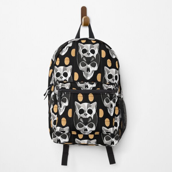 Item preview, Cat and Human Skull designed and sold by hasanclgn.