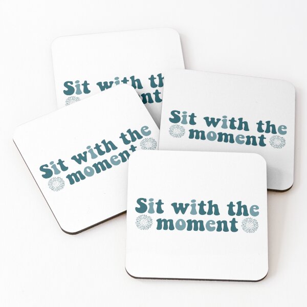 Item preview, Sit With The Moment Sticker designed and sold by Marianna's Meraki.