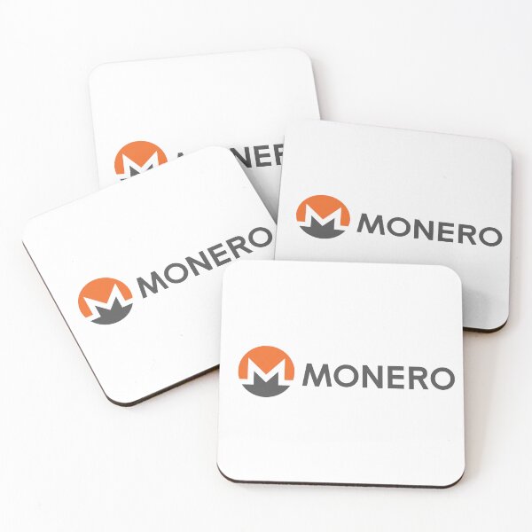 Item preview, Monero XMR Crypto Altcoin - Clean Horizontal Logo with Transparent Symbol designed and sold by CryptoMoods.