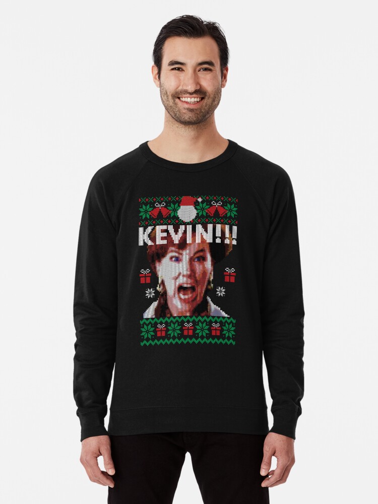 Discover kevin It Is Christmas Scream Lightweight Sweatshirt