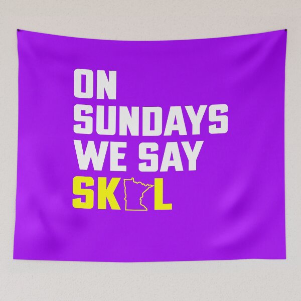 Item preview, On Sundays We Say Skol T-Shirt - Funny Football T-Shirt - We Say Skol T-Shirt designed and sold by Bayexpress.