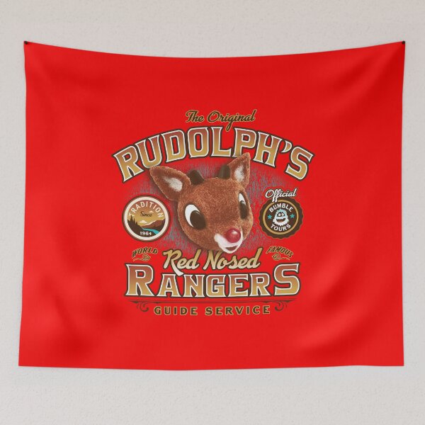 Item preview, Rudolph's Red Nosed Rangers designed and sold by timshawlstudio.