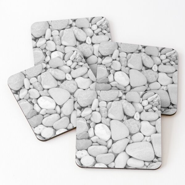 Item preview, River Stone Pattern #3 #bw #stones #decor #art designed and sold by Anita's & Bella's Art.