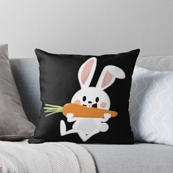Item preview, Cute Bunny With Carrot Cartoon  designed and sold by XbaeX.