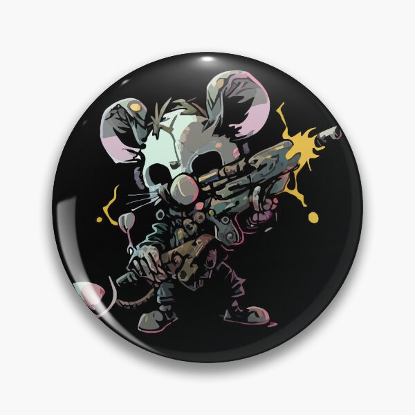 Item preview, Death Mouse with Gun ART #1 designed and sold by Magicmindart.