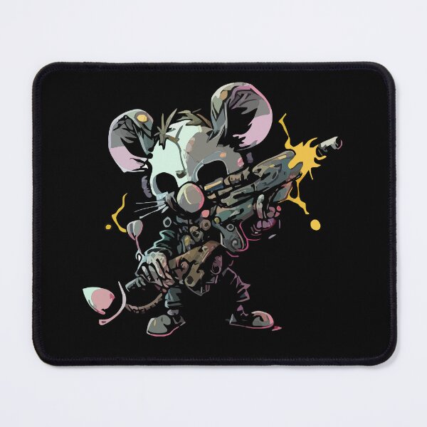 Item preview, Death Mouse with Gun ART #1 designed and sold by Magicmindart.