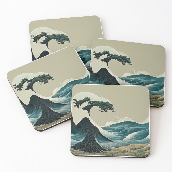 Item preview, the great wave of pug designed and sold by bhsysfshop.