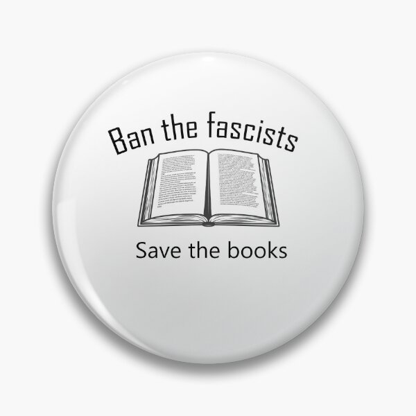 Item preview, Ban the fascists save the books,vintage design designed and sold by SeniorPrint99.