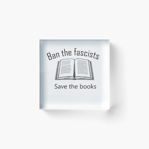Item preview, Ban the fascists save the books,vintage design designed and sold by SeniorPrint99.