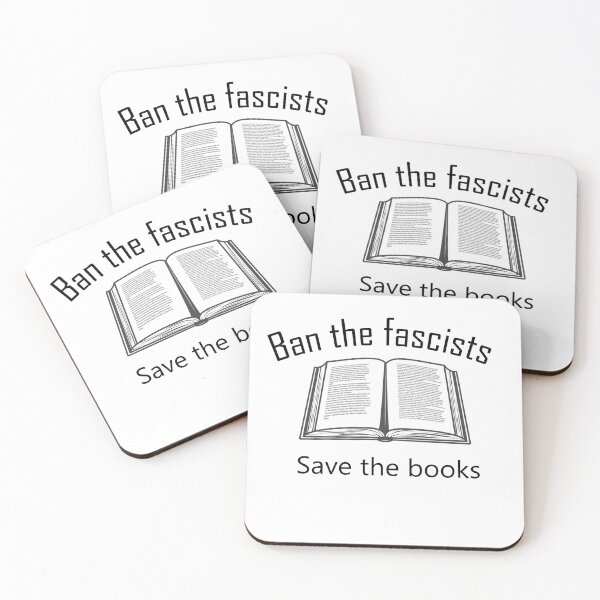 Item preview, Ban the fascists save the books,vintage design designed and sold by SeniorPrint99.