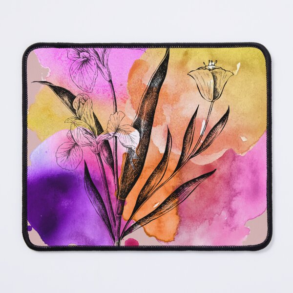Item preview, Iris flower, Vintage Watercolour designed and sold by ORA_ORA.
