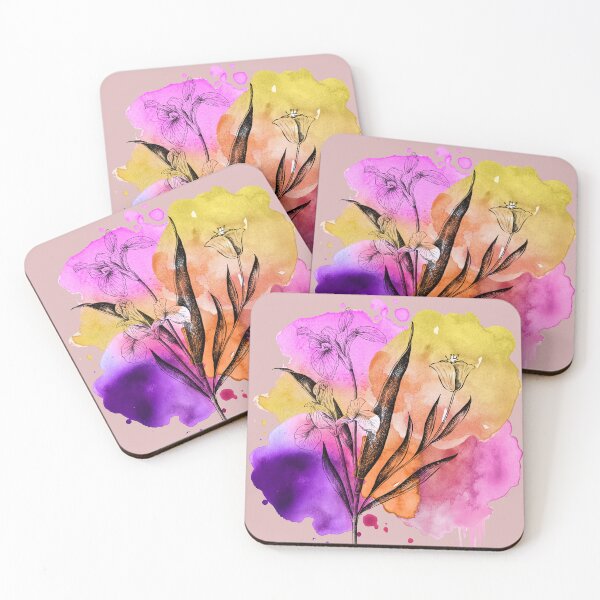 Item preview, Iris flower, Vintage Watercolour designed and sold by ORA_ORA.