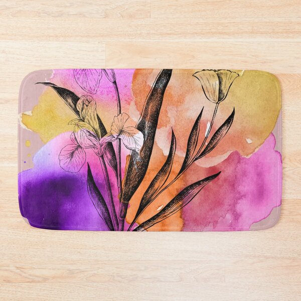 Item preview, Iris flower, Vintage Watercolour designed and sold by ORA_ORA.