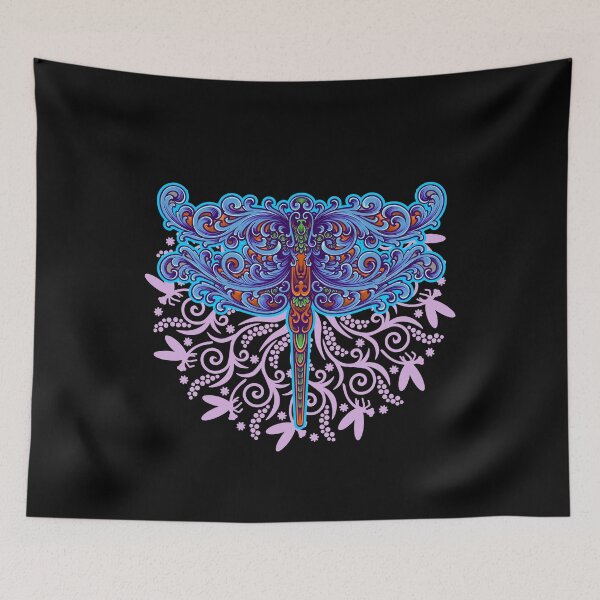 Item preview, Magical colorful dragonfly designed and sold by Buzzbazaar.