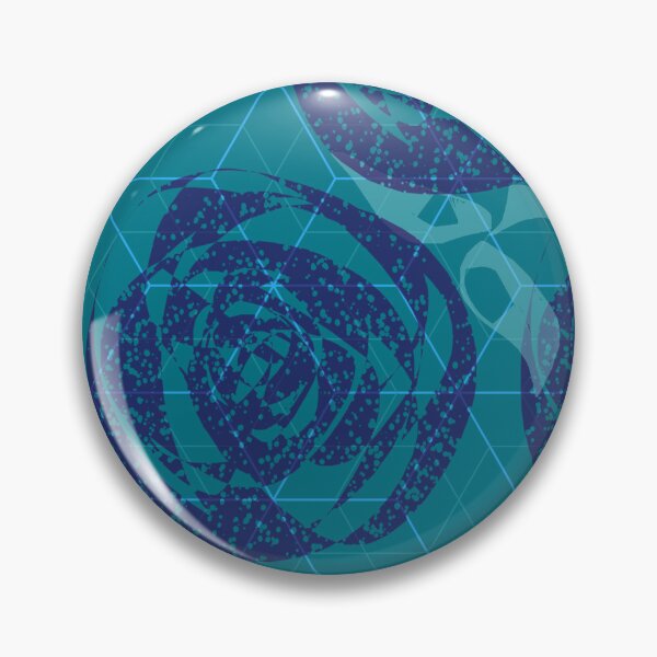 Item preview, Blue Squares and Roses designed and sold by PufflesPower.