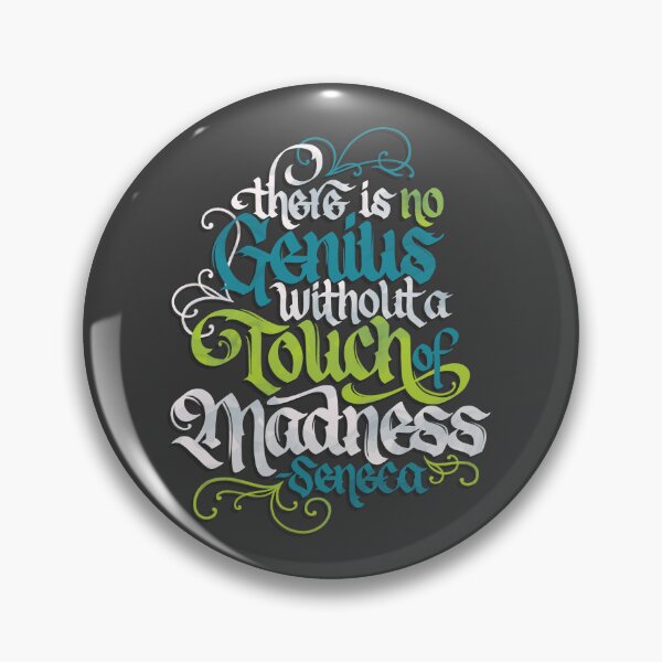 Item preview, There is No Genius without Madness designed and sold by polliadesign.