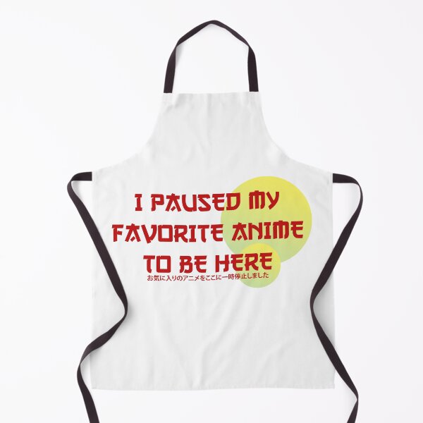 Item preview, I paused My favorite Anime To be Here designed and sold by ErmessThiings.