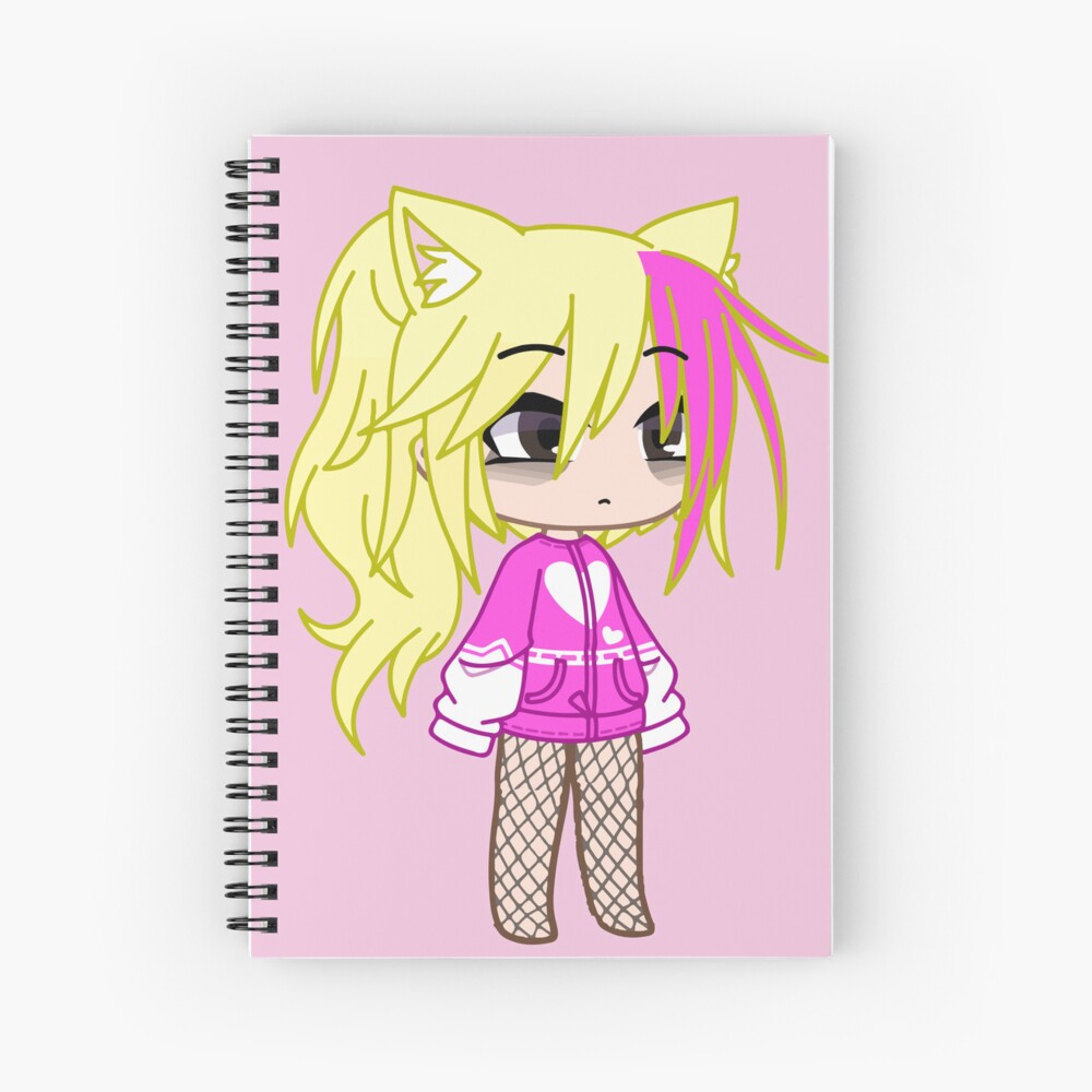 Sad Girl - Gacha club Girl with sweatshirt - Sad anime gacha chibi girl -  Gacha Club girls Spiral Notebook by gachanime