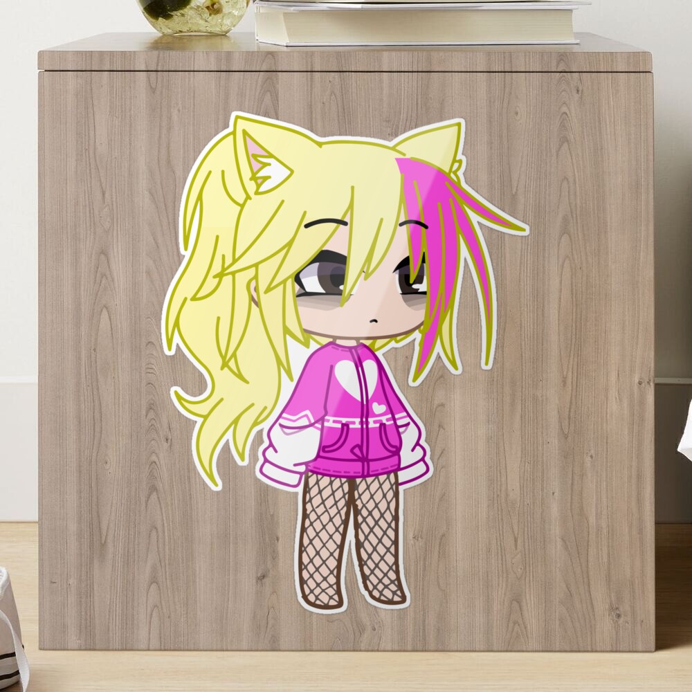 Sad Girl - Gacha club Girl with sweatshirt - Sad anime gacha chibi