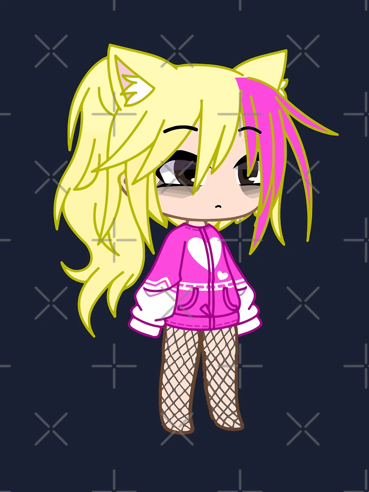 Sad Girl - Gacha club Girl with sweatshirt - Sad anime gacha chibi