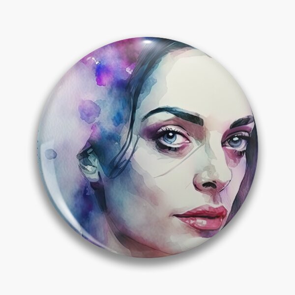 Item preview, Very beautiful and sexy woman portrait in watercolor designed and sold by mrlongfield.