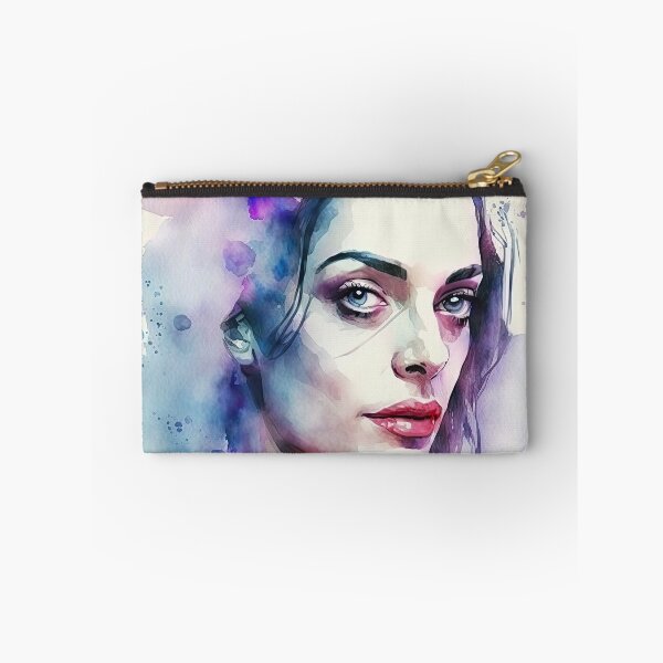 Item preview, Very beautiful and sexy woman portrait in watercolor designed and sold by mrlongfield.