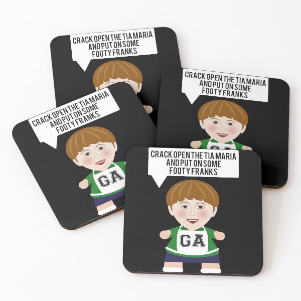 Item preview, Sharon - Tia Maria and Footy Franks  designed and sold by kataleyaArt.