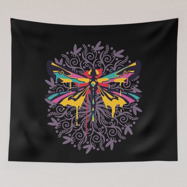 Item preview, Magical colorful dragonfly designed and sold by Buzzbazaar.